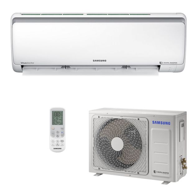 Ar Condicionado 220V Quente/Frio Split Hi-Wall Samsung Digital Inverter 12.000 BTU/h - 8 Polos