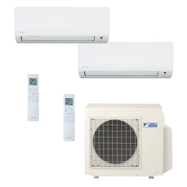 Ar Condicionado Daikin Multi Split Inverter 18.000 BTU/h (1x 09.000 e 1x 12.000) - Quente/Frio 220V