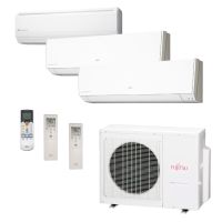 Ar Condicionado Multi Split Inverter Fujitsu 23.000 BTU/h (2x 9.000 1x 18.000) Quente/Frio 220V