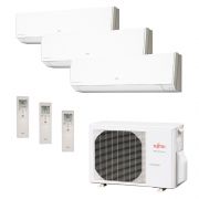 Ar Condicionado Multi Split Inverter Fujitsu Série G 24.000 BTU/h (2x 12.000 e 1x 07.000) Quente/Fri