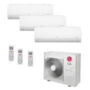 Ar Condicionado Multi-Split LG Inverter 36.000 BTU/h (1x 7.200 1x 8.500 e 1x 22.500) Quente/Frio 220