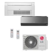 Ar Condicionado Quente/Frio 220V Multi-Split LG 18.000 BTU/h (1x Evap Cassete 1 Via 9.000 BTU/h + 1x