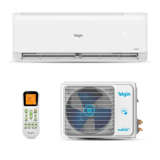 Ar Condicionado Split Hi-Wall Elgin Eco Inverter II 12.000 BTUS Frio 220V | Gás R-32