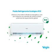 Ar Condicionado Split Hi-Wall Elgin Eco Inverter II 12.000 BTUS Frio 220V | Gás R-32