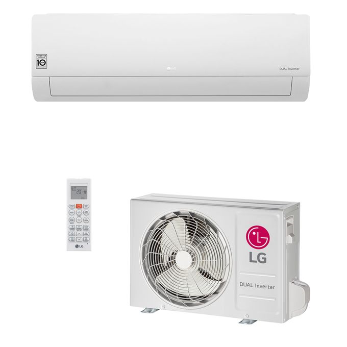 Ar Condicionado Split Hi-Wall LG DUAL Inverter Econômico 12.000 Btu/h  Quente/Frio 220V - S4-W12JA3WA na Curitiba Ar