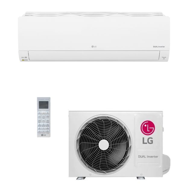  Ar Condicionado Split Hi-Wall LG Dual Inverter Voice UV Nano 12.000 BTU/h Quente/Frio 220V | S4-W12