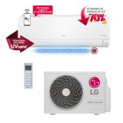  Ar Condicionado Split Hi-Wall LG Dual Inverter Voice UV Nano 18.000 BTU/h Quente/Frio 220V | S4-W18