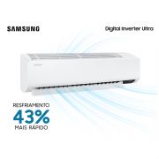 Ar Condicionado Split Hi-Wall Samsung Digital Inverter Ultra 12.000 BTU/h Quente/Frio 220v | AR12TSH