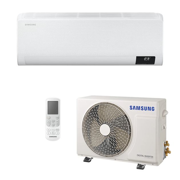 Ar Condicionado Split Hi-Wall Samsung WindFree Inverter 9.000 BTU/h Quente/Frio 220v | AR09TSHCBWKNA