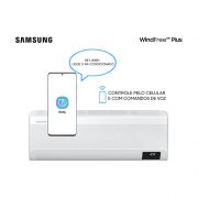 Ar Condicionado Split Hi-Wall Samsung WindFree Plus Inverter 9.000 BTU/h Quente/Frio 220v | AR09TSEA