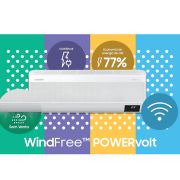 Ar Condicionado Split Hi-Wall Samsung WindFree PowerVolt Inverter 12.000 Btu/h Frio 127/220V Bivolt